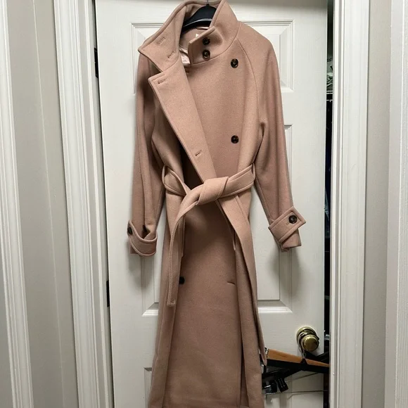 Reiss - NWT tan Wool Blend Coat - Picture 10 of 13